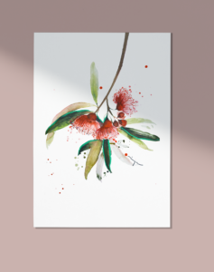 Australian native flower ~ Flowering Gum art print - Image 2