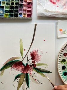 Australian native flower ~ Flowering Gum art print - Image 3