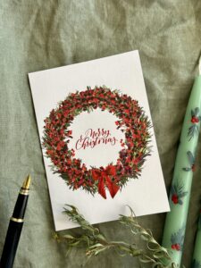 Set of 5 Holiday Greeting Cards - Image 12