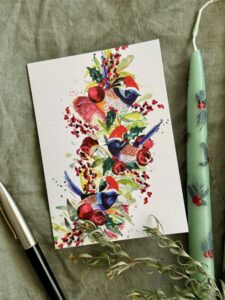 Set of 5 Holiday Greeting Cards - Image 9