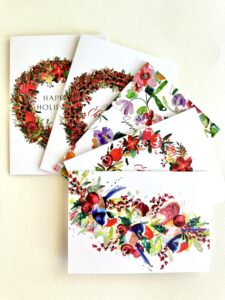 Set of 5 Holiday Greeting Cards - Image 2