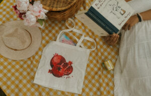 Pomegranate Tote Bag - Image 6